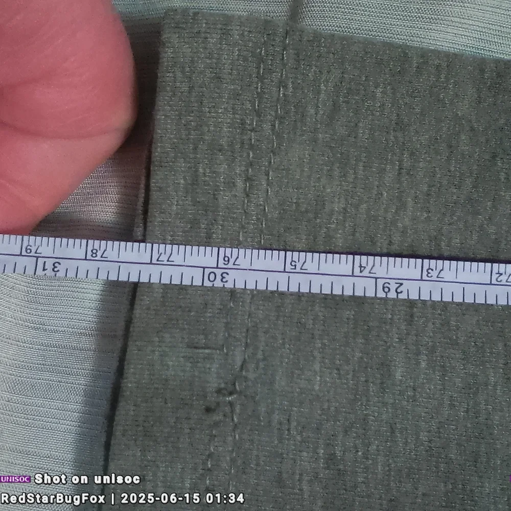 Wide Leg Size Small Petite Aero Stylish Gray Leggings with Blue Waistband - Picture 6 of 8